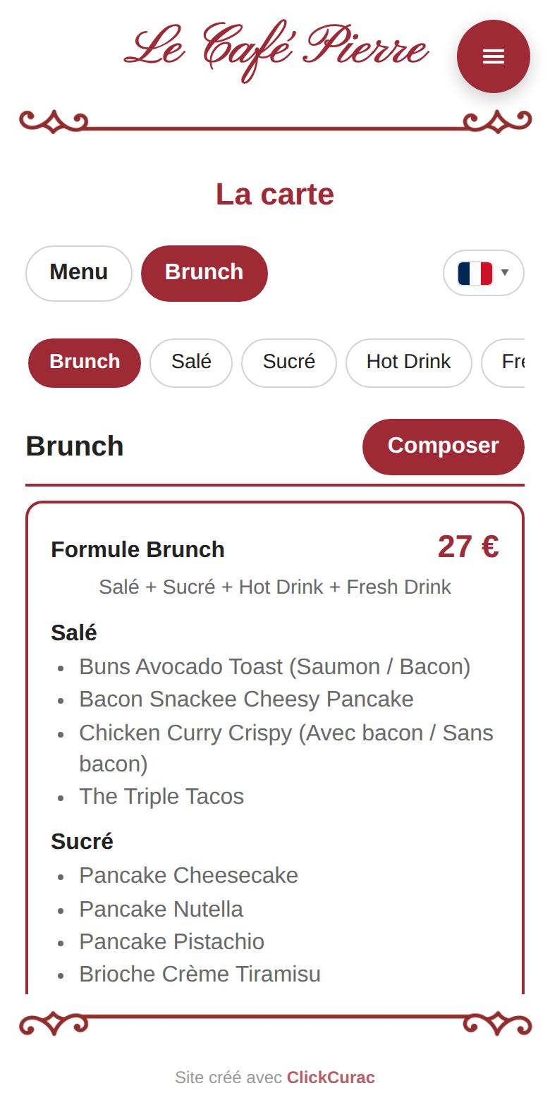 Le brunch à composer, étape par étape